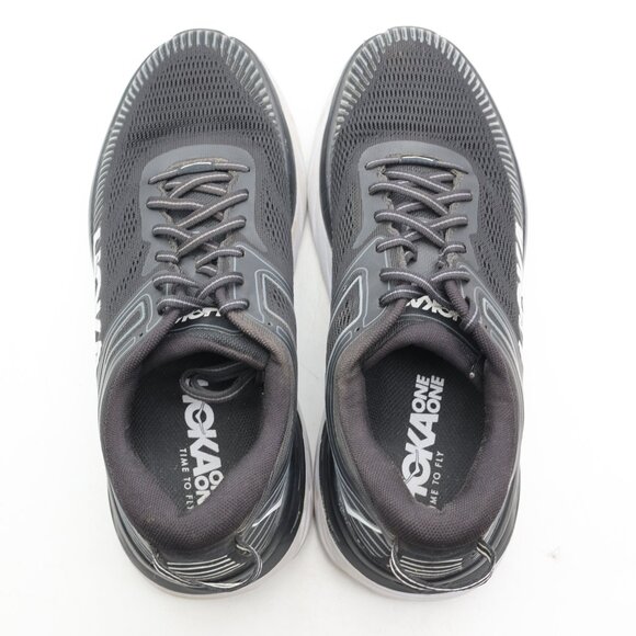 Hoka One One Bondi 7 Women’s Size 10.5 Black & White Running Athletic Sneakers - Picture 9 of 9